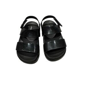 MINI MELISSA Black Kids Sandals - size 8C